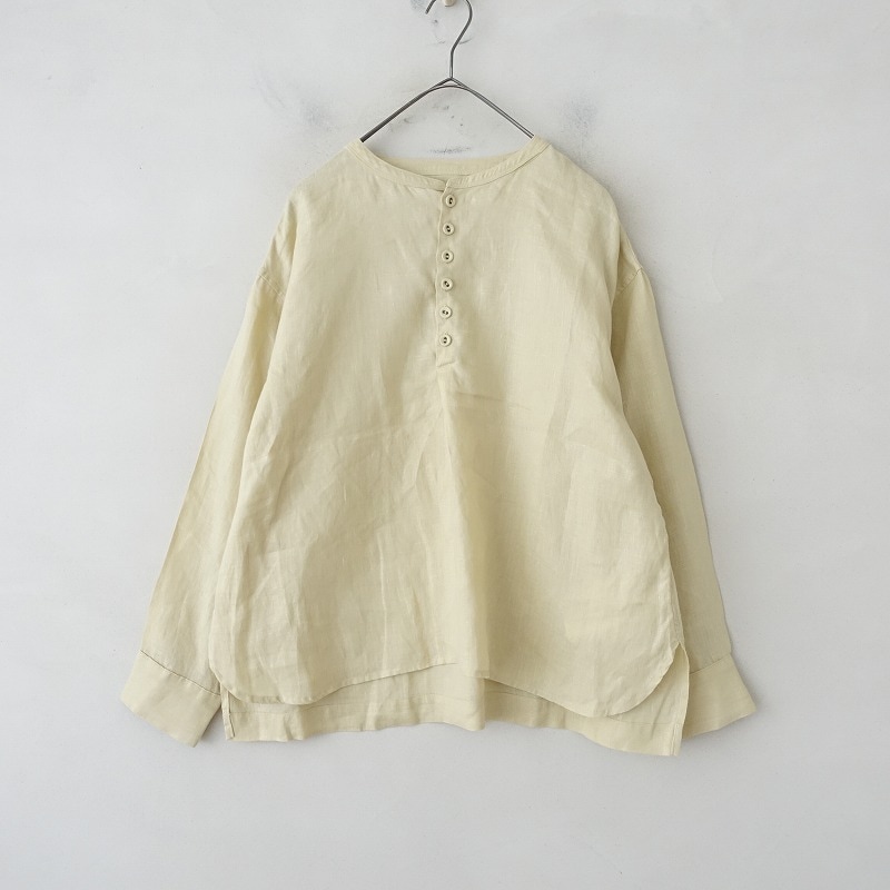 atelier naruse 未使用品 リネンベルスリーブブラウス 定価15000
