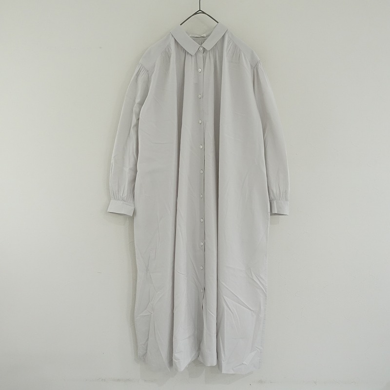 ミナペルホネン silent lake シャツドレス 38 美品/定価7.9万】ミナペルホネン mina perhonen silent lake