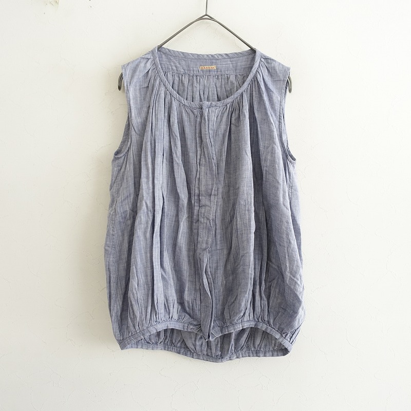 KAPITAL ブラウス KAPITAL - 8ozブラックデニム ジプシーブラウス1ST JKT - BLUE NEON