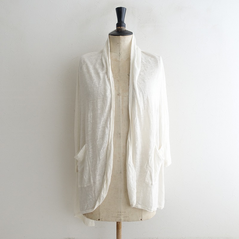ヴラスブラム Vlas Blomme Vネックロングリネンニット