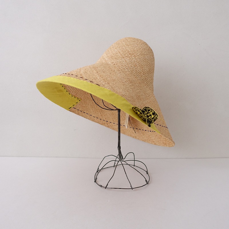mina perhonen ヒトミシノヤマ ハット 未使用/定価2.3万】ヒトミシノヤマ×ミナペルホネン hitomi shinoyama