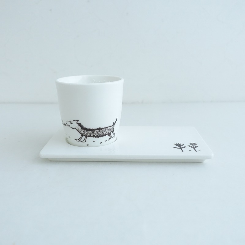 ߥʥڥۥͥߥޥƥޥƥ mina perhonen  mountain mountain hollow cup and plate set travel   (wa87-2504-140)72E52