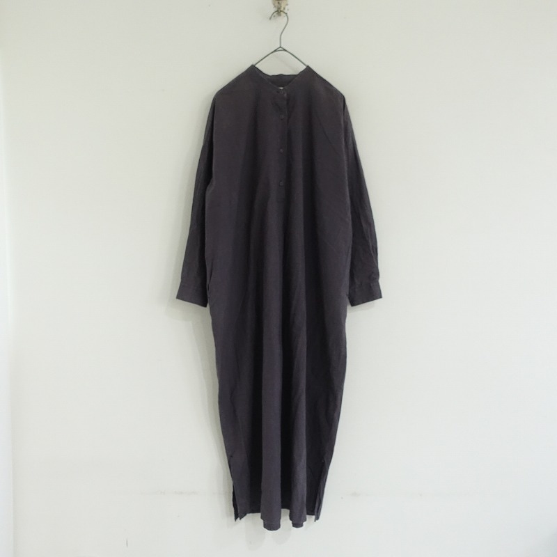 かぐれ kagure コットンバンドカラーシャツワンピース F (33