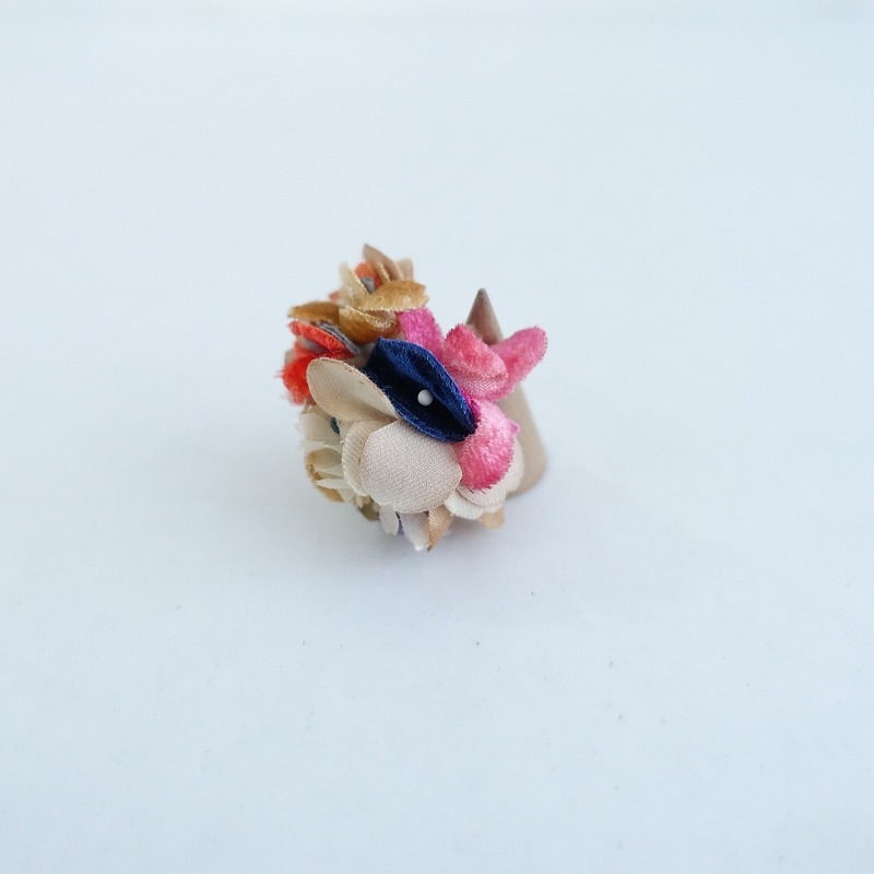 ミナペルホネン mina perhonen potpourri フラワーモチーフリング 9号 