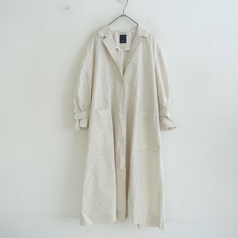 定価9.3万】ミナペルホネン mina perhonen コットンロングコート 36