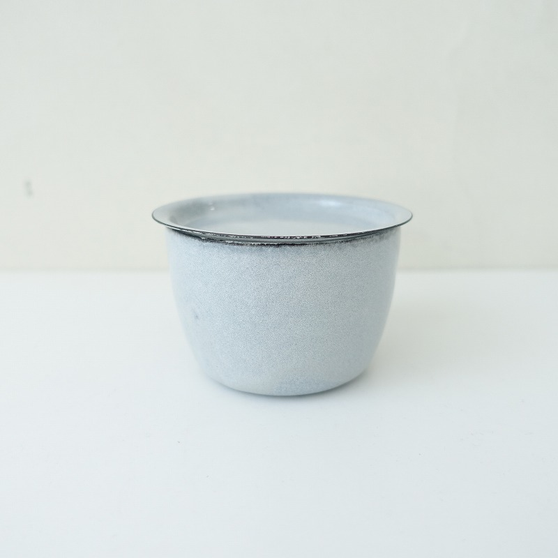 美品】 金森正起 琺瑯蓋付き ボウル 9.5cm (wa87-2503-70