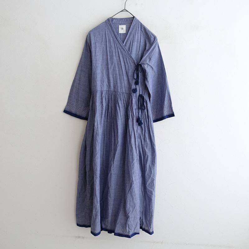 メゾンドソイル　ワンピース 2025.2.19(Wed) 〜BLOCK PRINT PATCHWORK BALL BUTTON SHIRT