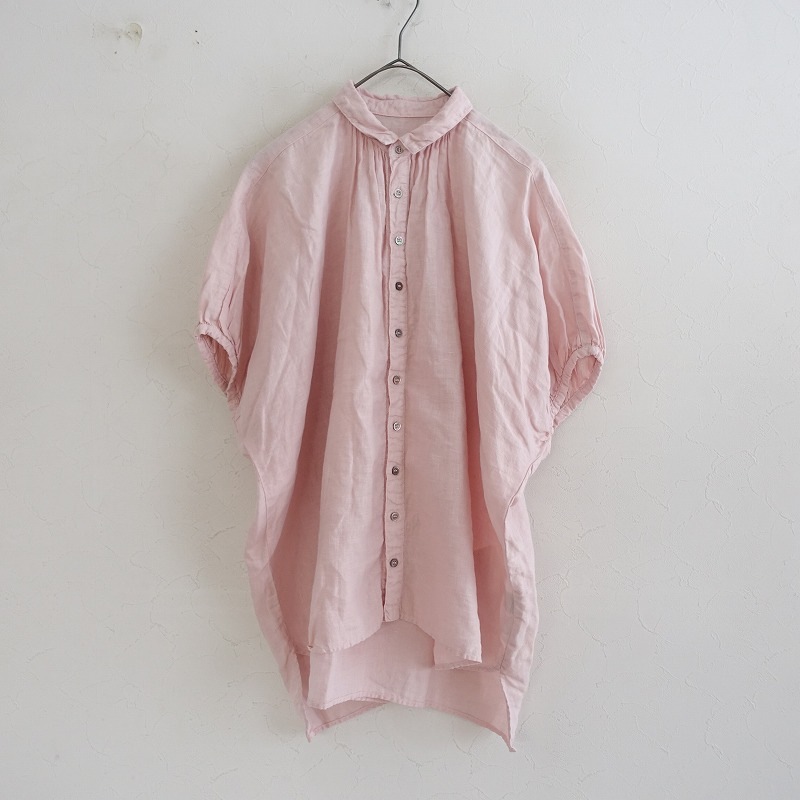 ネストローブ nest Robe さくら染めリネンパフィーブラウス F (2