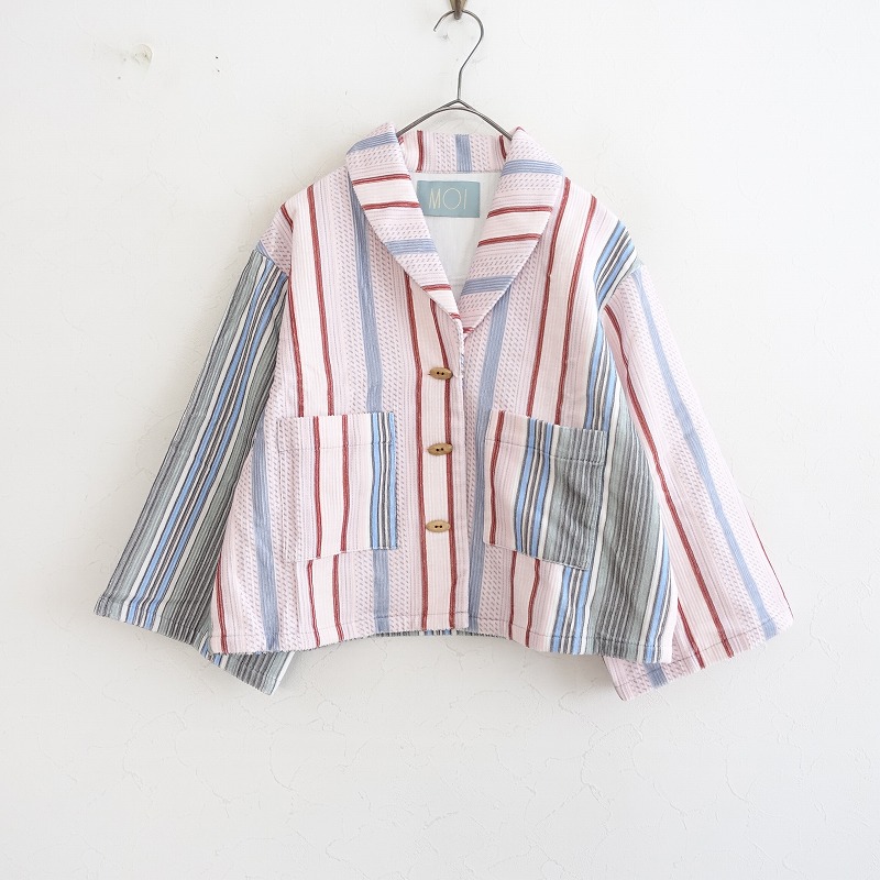 /3.82023SS/⥤ MOI random stripe shirt ĥ㥱å  F (jk84-2505-101)81F52