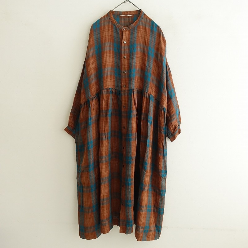 イチアンティークス　シャツワンピース ICHI Antiquites Antiquite's イチ アンティークス シャツ