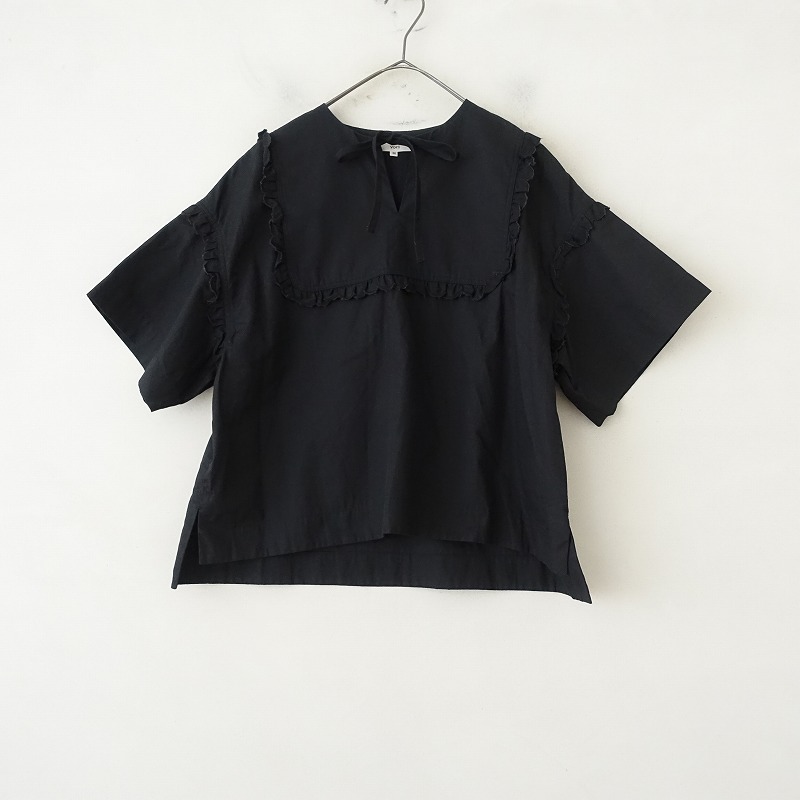 Yori ヨリ スカラップカットワークブラウス シャツ 12月中旬発売予定 たっぷりスカラップブラウス | all item| yori