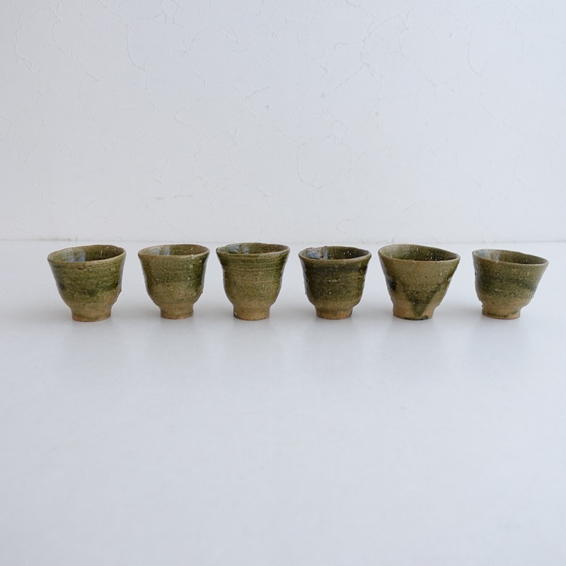 美品】金憲鎬 キムホノ 茶杯 6点セット (wa87-2505-118)【12F52