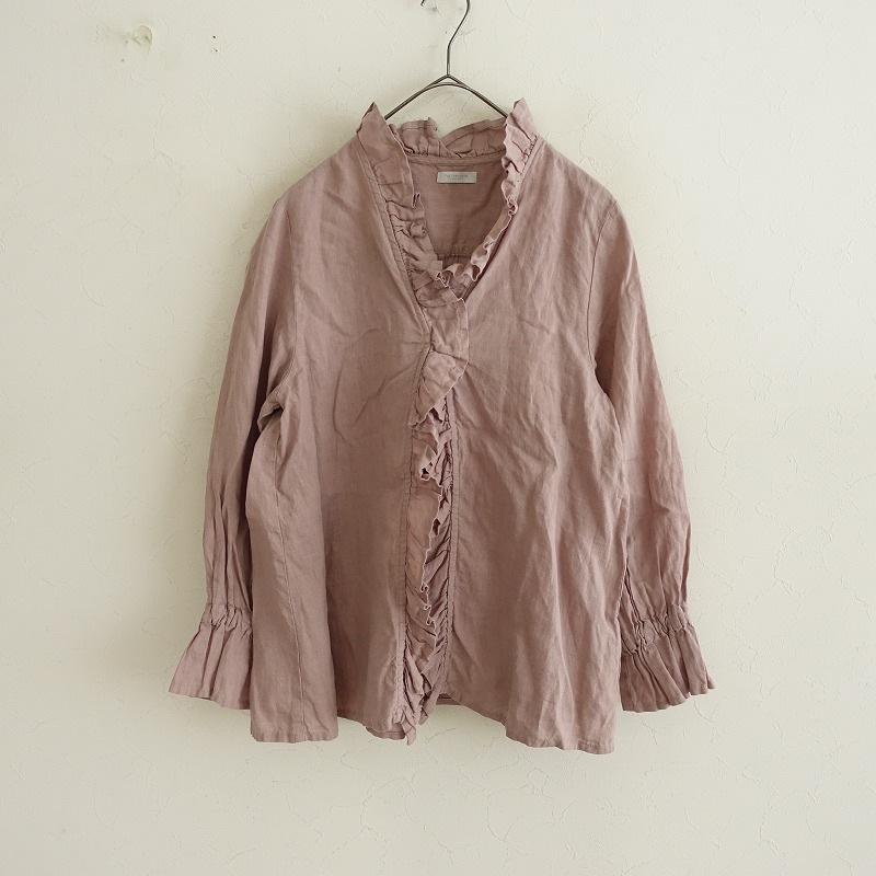 フォグリネンワーク fog linen work リネンフリルブラウス (33-2505