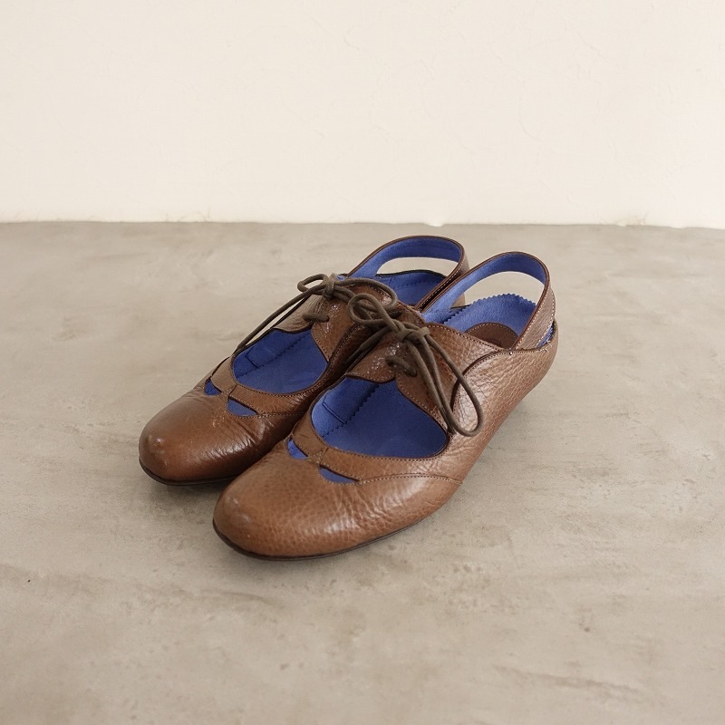 stripp ブラウン レザー シューズ ヒップス HIPS レザーシューティ （ブラウン） -【公式】SEVEN TWELVE