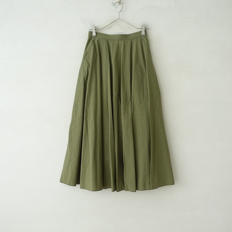 未使用/定価3.1万】サクラ SACRA コットンフレアロングスカート 36