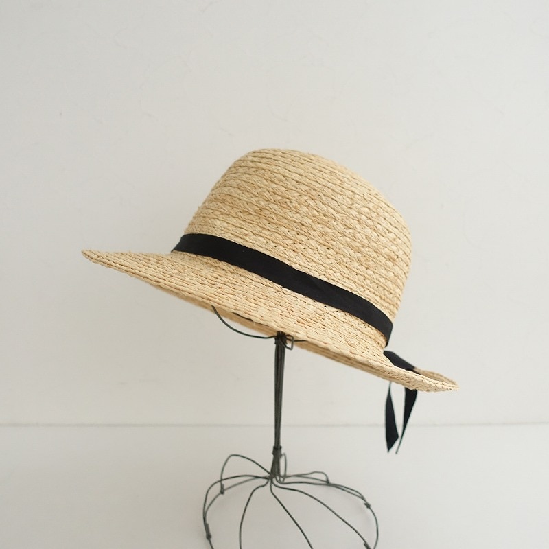 定価2万】サシキ Sashiki raffia back ribbon 7.5cm brim (jha10