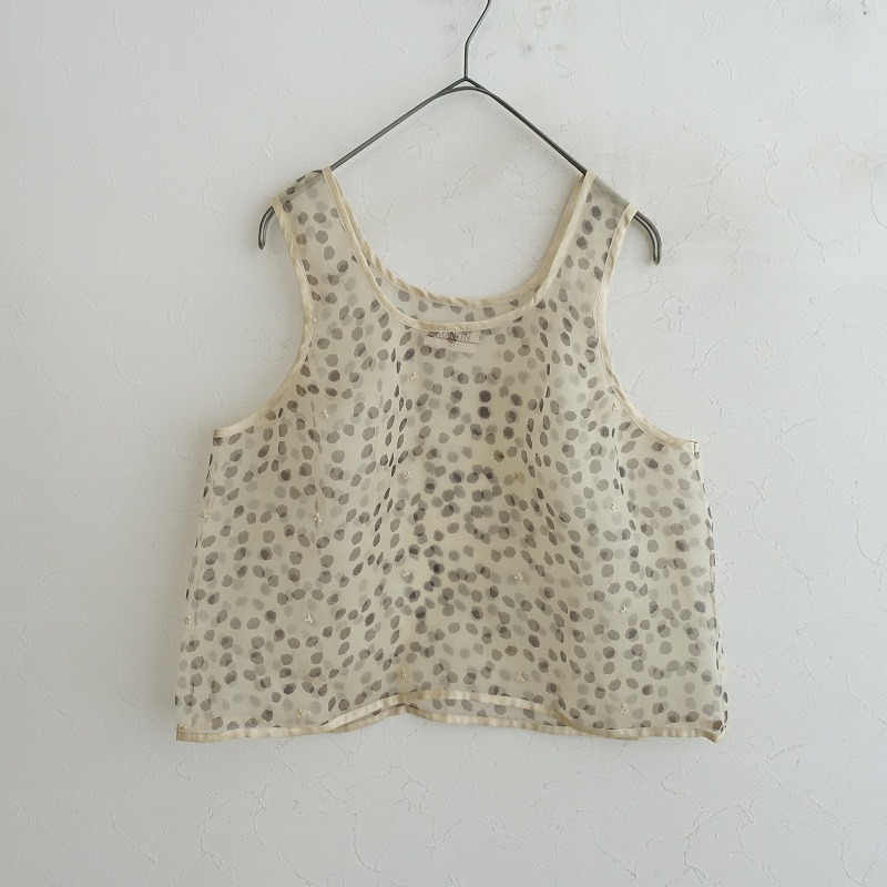 2.4ۥ֥Υ BUNON Embroidery Over Sleeveless ɤ夦Ρץ륪С  F (25-2506-20)10G52