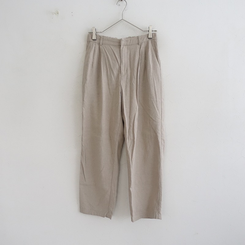 evam eva エヴァムエヴァ silk linen pants シルクリネンパンツ