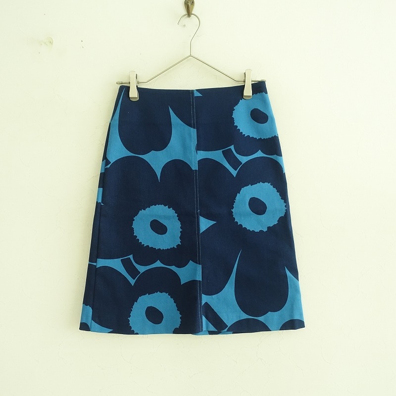 マリメッコ marimekko Unikko ウニッコAラインスカート 34 (sk1