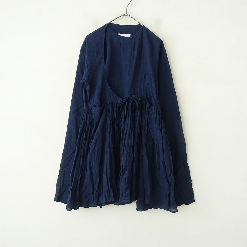 Khadi and Co カディコットン ワイド 刺繍ブラウス