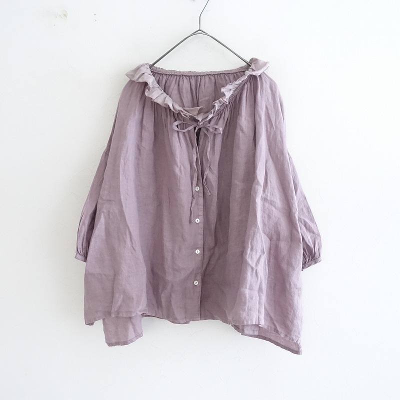 2024/定価2.7万】ネストローブ nest Robe リネンシアーフリル