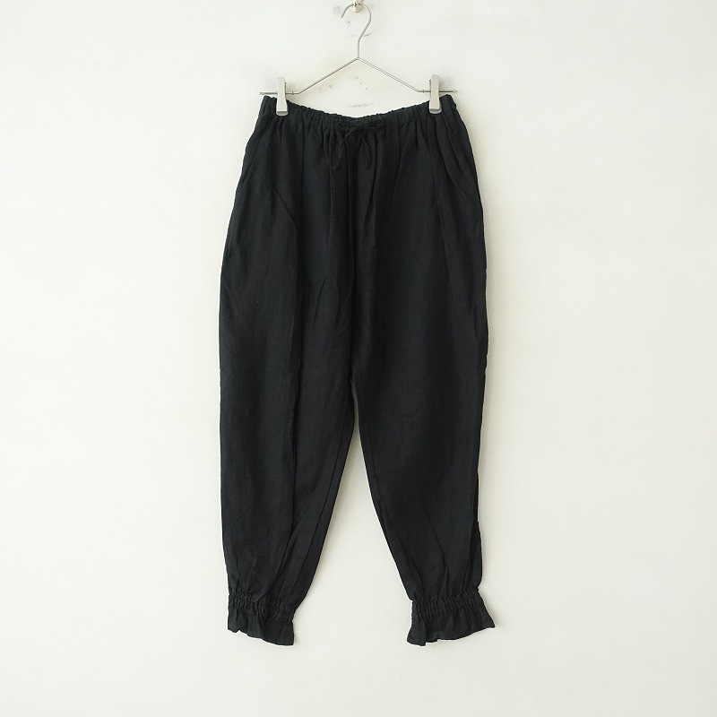 ネストローブ nest Robe リネンフリルイージーパンツ F (m33