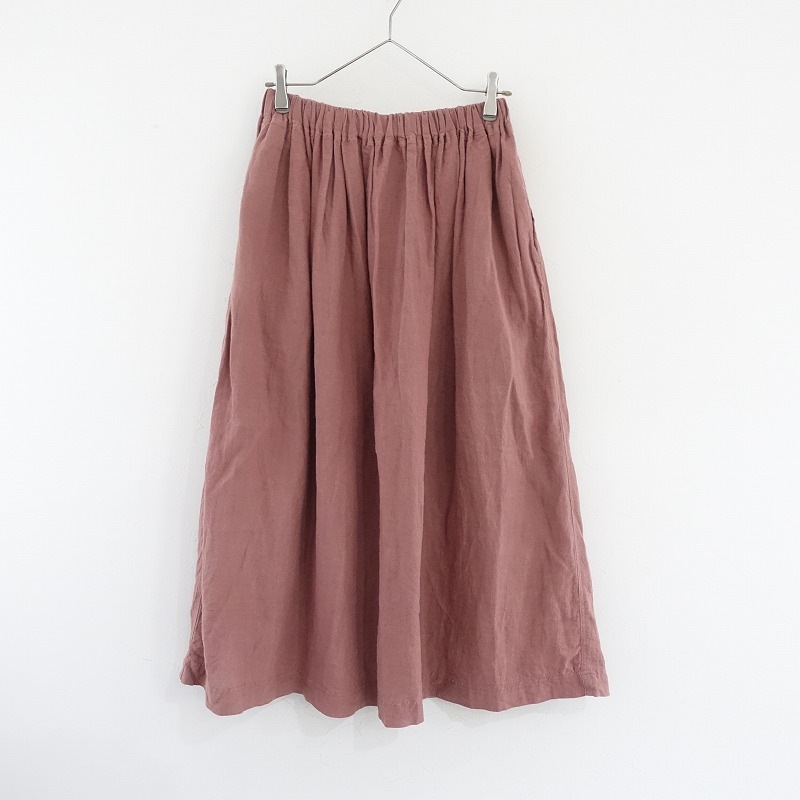 ICHI antiquite's ‧̍̊·̊ 麻100% 日本製　スカート　ナチュラル SALE30%OFF 】￥18,700→￥13,090 / ICHI Antiquite's（イチ