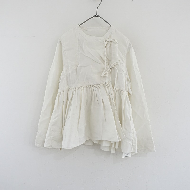 ネストローブ nest Robe リネンブラウス nest Robe ネストローブ 23AW リネン天然染め スクエアカラー