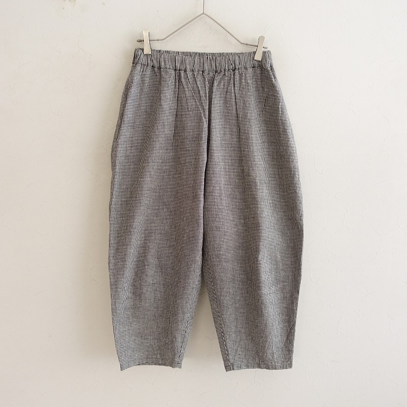 超爆安 美品 オローネ ギンガムチェック TANDEYコットンリネン