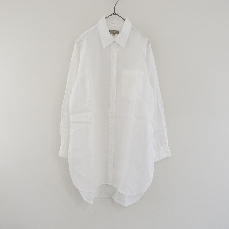 【新品】MARGARET HOWELL 2024春夏　 リネン長袖シャツ マーガレットハウエル MARGARET HOWELL リネンロングシャツ 1