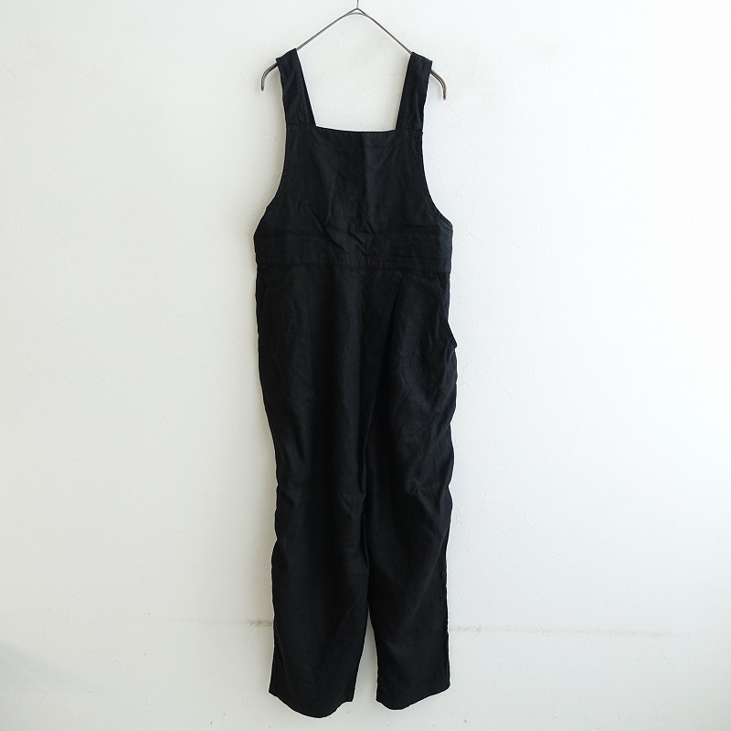 ネストローブ　サロペット フロントタック入り　リネン　フリーサイズ nest Robe(ネストローブ) リネンタックサロペット01183-1114