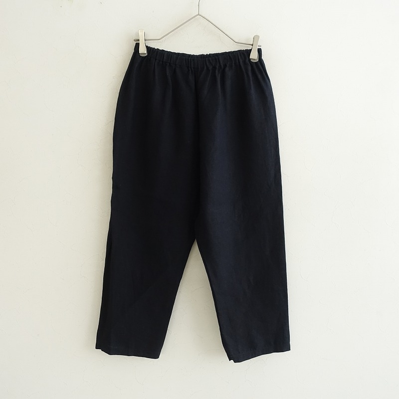 新品】フォグリネン fog linen work パンツ リネン ネイビー