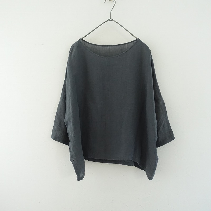 2024/2ۥ२ evam eva linen pullover  M (2-2506-264)21G52