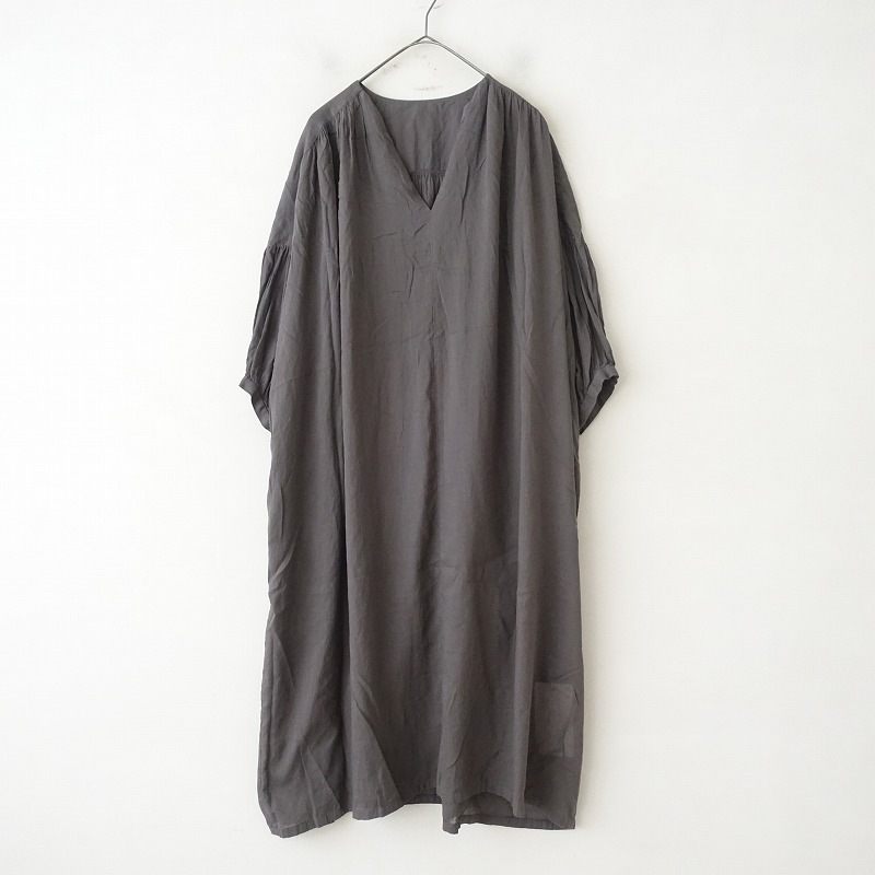 evam eva コットンボイルワンピース 定価2.8万】エヴァムエヴァ evam eva コットンボイルワンピース