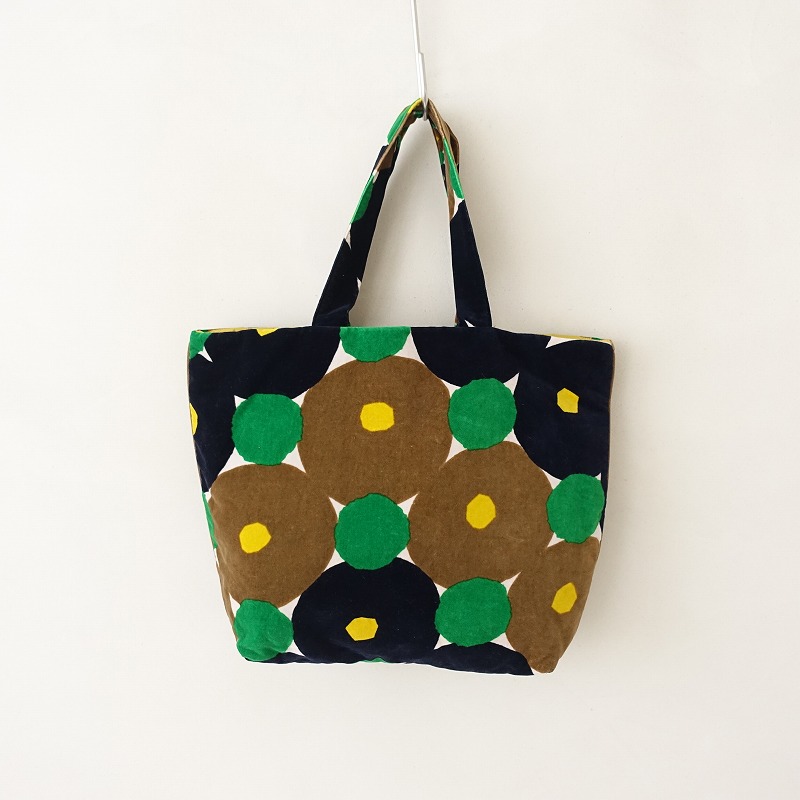 minä perhonen 円形模様 トートバッグ