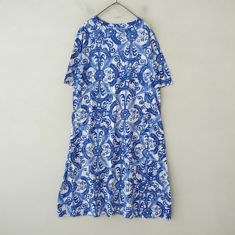 45rpm インディゴワンピース　カディコットン　藍染め 45rpm インディゴワンピース カディコットン 藍染め 45rpm インディゴ