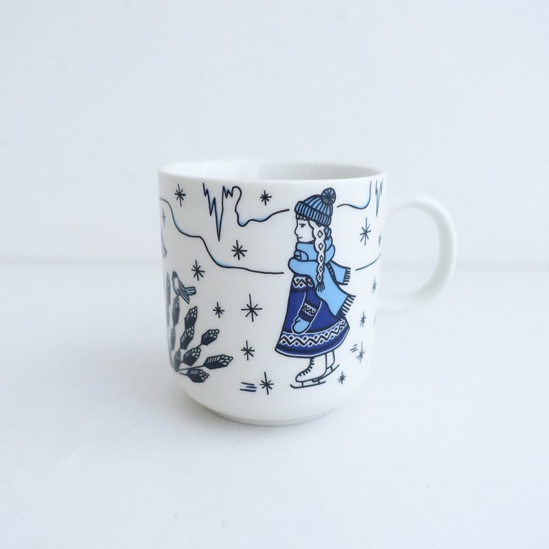 北欧】冬季限定/アラビア ARABIA Piilopaikka Pakkanen マグカップ