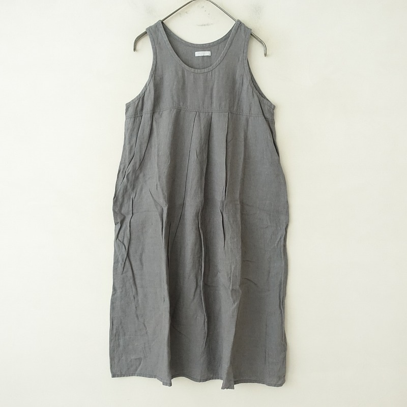 お値下げしました fog linen work リネン ノースリーブワンピース フォグリネンワーク fog linen work リネンノースリーブ