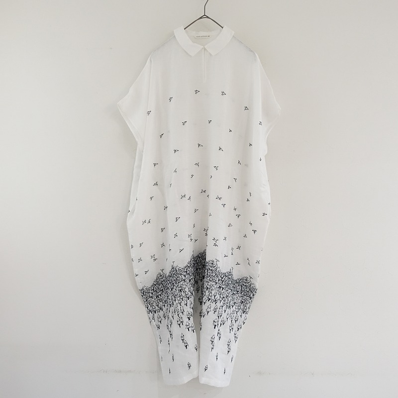 ミナペルホネン　go ワンピース ミナペルホネン go! ワンピース blue | Lin total fashion place
