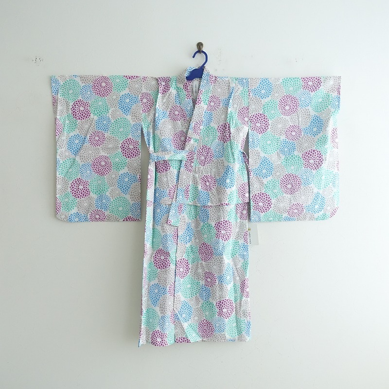 ソウソウsou・sou浴衣菊づくし130 美品 SOU・SOU 着衣