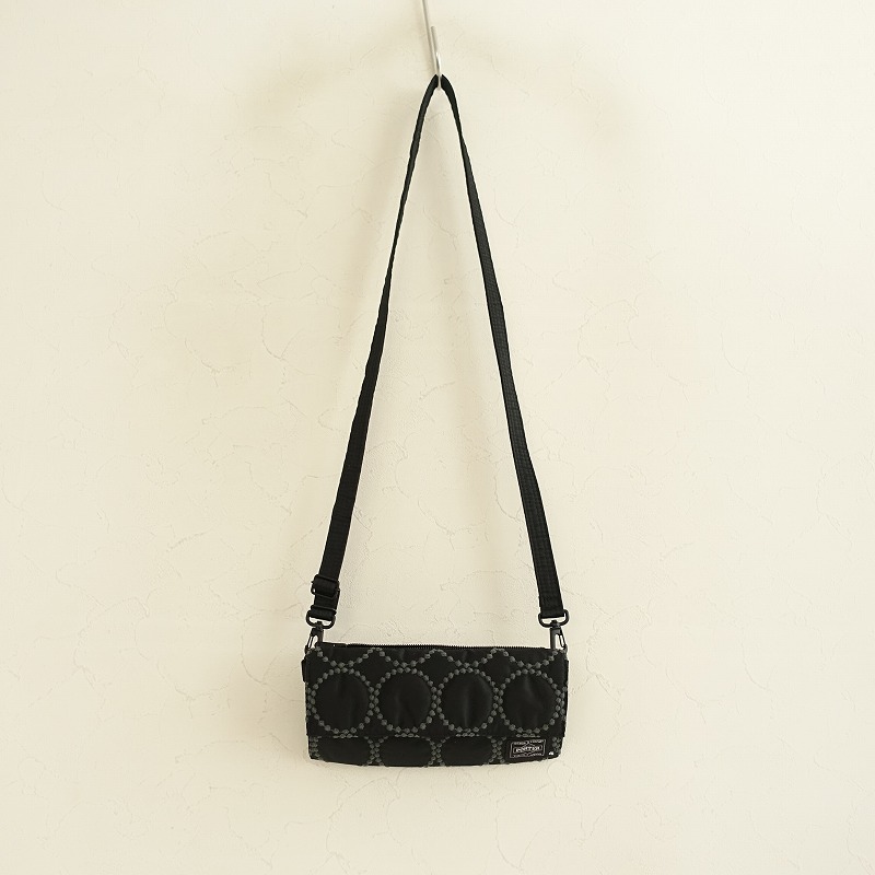 ミナペルホネン×PORTER tambourine ロングウォレット 美品】定価3.6万/ポーター×ミナペルホネン PORTER × mina