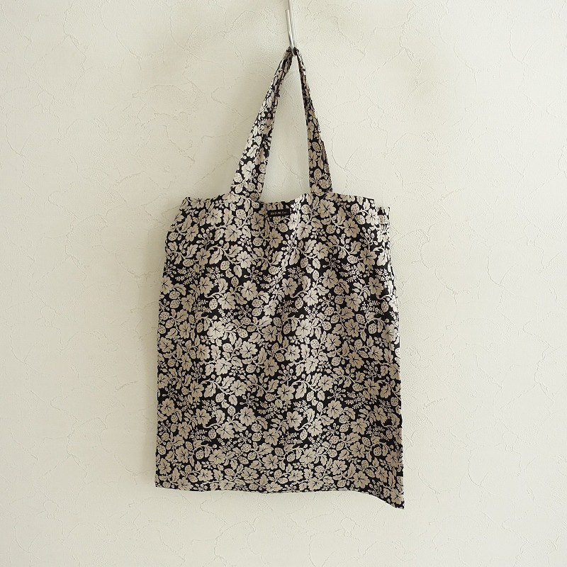 R&D.M.Co. ワイルドベリー　トートバッグ R&D.M.Co- LITTLE WILD BERRY LINEN BAG / Black