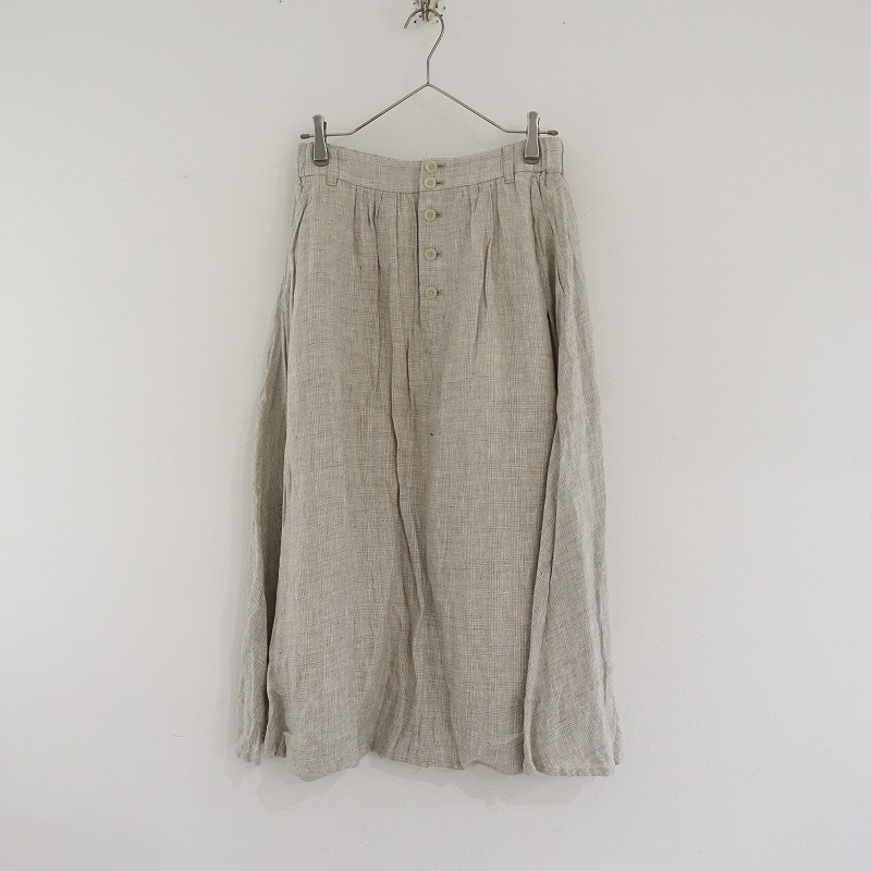 パドカレ パンツ 定価3.1万】パドカレ pas de calais リネンナイロングレン