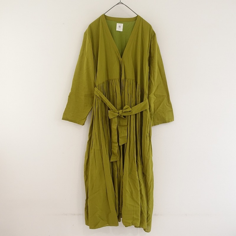�����2.9���ۥ᥾��ɥ����� maison de soil 80��S ORGANIC VOILE PLAIN WRAP DRESS ���ԡ���  2 (1-2506-341)��12G52��