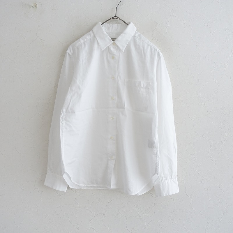 MARGARET HOWELL ホワイト長袖シャツ サイズI マーガレットハウエル MARGARET HOWELL コットンレギュラー