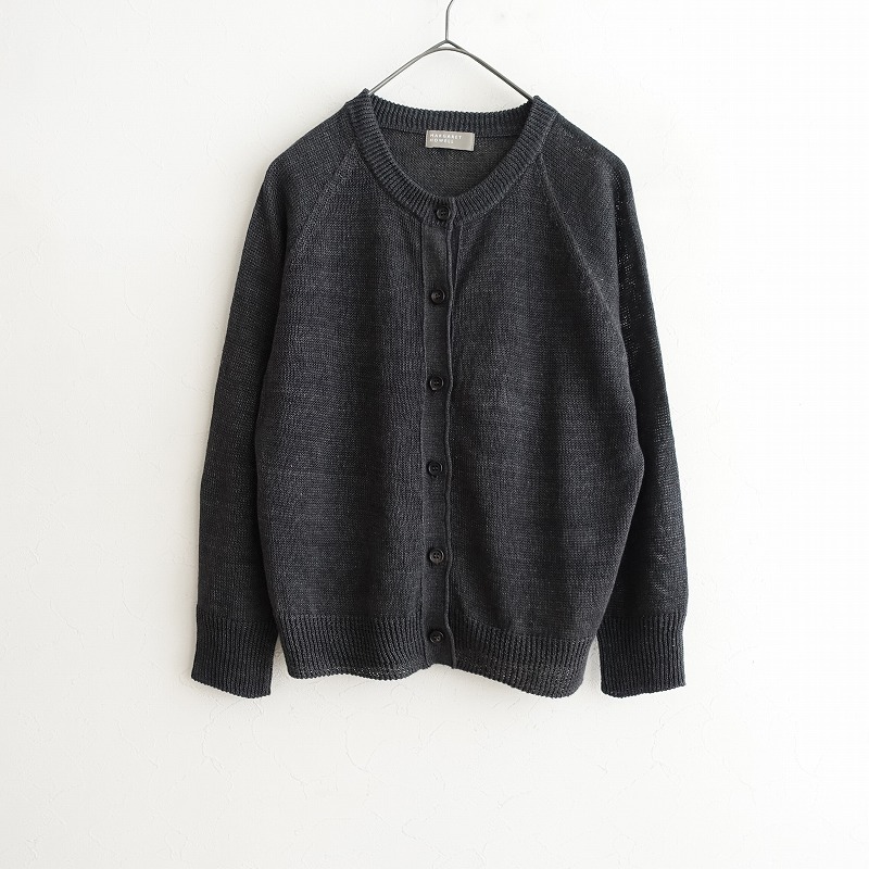 【美品】 マーガレットハウエル ニット カーディガン クルーネック リネン混 MARGARET HOWELL - 美品 MARGARET HOWELL マーガレットハウエル