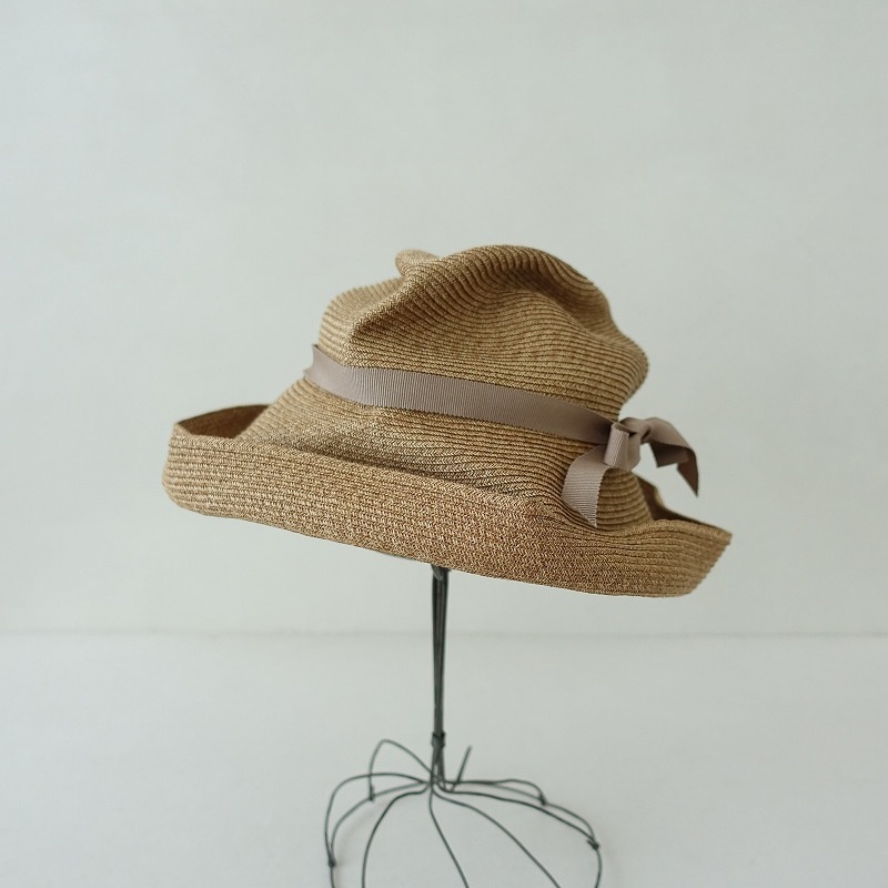 定価2.0万】マチュアーハ mature ha. BOXED HAT 11cm brim