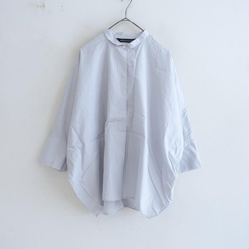 mizuiro ind - ミズイロインド　シャツ mizuiro ind（ミズイロインド） シャツカラー ハイネック プル