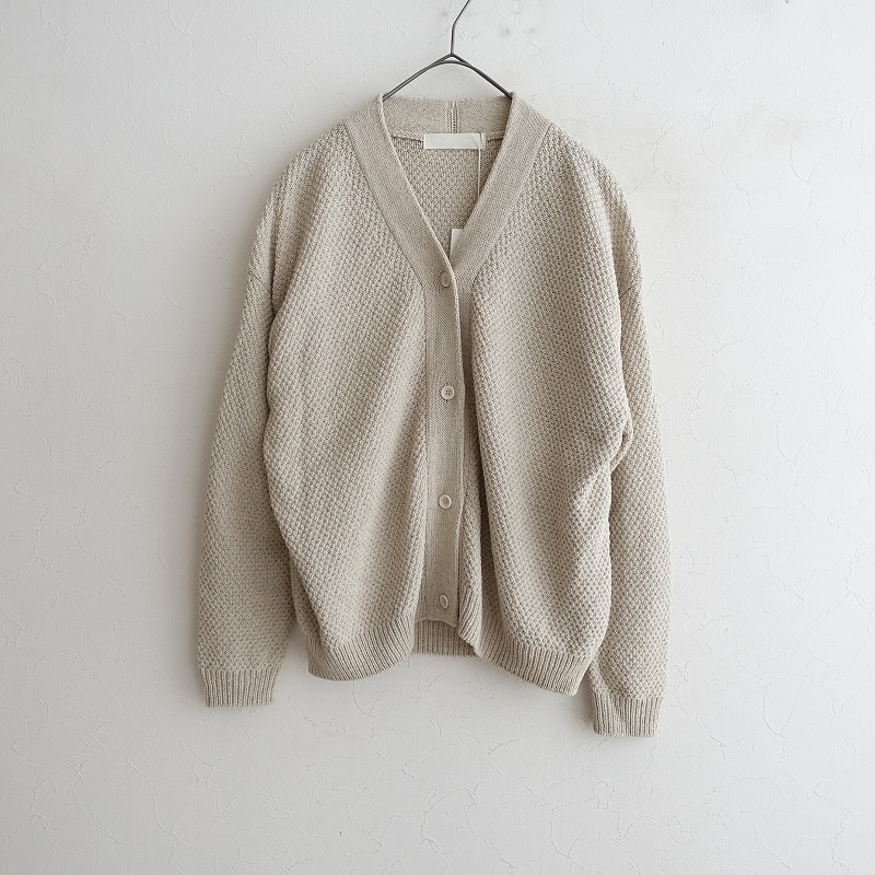 evam eva - ★新品未使用　evam eva カーディガン 美品/2025/定価3.3万】エヴァムエヴァ evam eva モスステッチ