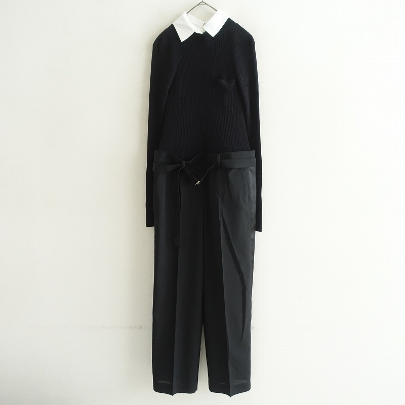 美品 ネストローブコンフェクト バンドカラーシャツ コットン ホワイト ３ 47.jpg